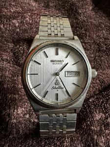 SEIKO セイコー シルバーウェーブ silver wave 8229-8000 クォーツ QZ 腕時計 白文字盤 ホワイト フェイスのみ ヴィンテージ