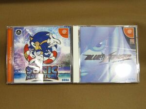 G1-009* used Dreamcast Dreamcast soft together total 2 point Sonic adventure / blues tinga-
