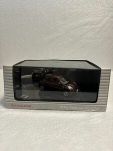 1/43 日産 NISSAN マーチ MARCH ディーラー特注品 ミニカー　カラーサンプル ブラウン