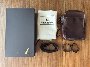  earth shop bag starter .n2WAY pochette tsuchiya bag shoulder bag belt bag diagonal .. leather accessory equipping Brown cow leather 