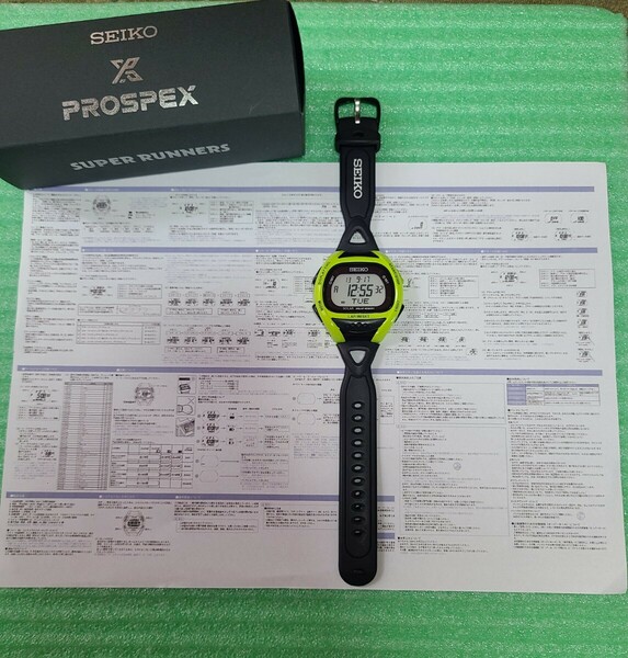 【極美品】 SEIKO セイコー PROSPEX プロスペックス スーパーランナーズ 腕時計 ソーラー 電波時計 デジタル 多機能 マラソン スポーツ