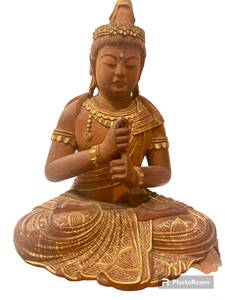 仏像 木彫り 置物 木彫 木製 仏教美術 縁起物 
