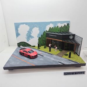 ジオラマ模型　ミニカーステージ　City &cars！