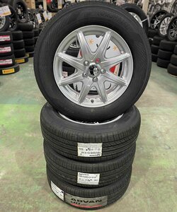 新品 社外 15インチホイール + 新品 ヨコハマ タイヤ 195/65R15 2020年製 4本セット！30.50プリウス,カローラスポーツ,etc.