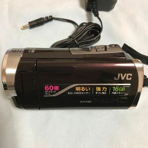 送料無料 JVCビデオカメラGZ-E355-T Everio中古完動美品の画像3