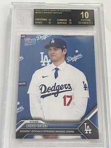 BGS 10 黒 大谷翔平　OS23 OS-23 TOPPS NOW OFFSEASON Shohei Ohtani ドジャース ブラックラベル　黒ラベル