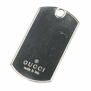 * бесплатная доставка * Gucci / GUCCI * персональный медальон подвеска plate серебряный SV925 19.8g *