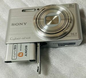 【本体のみ】　SONY Cyber-shot ソニー サイバーショット DSC-W730 Optical Steady Shotコンパクトデジタルカメラ シルバー