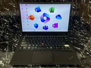 1円から　■ジャンク 【Windows起動可能】Lenovo ThinkPad X1 Carbon gen 6hh メモリ SSD 256GB 8GB Office付き