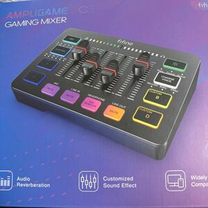 FIFINE AmpliGame SC3ge-ming audio mixer audio interface game for voice changer 