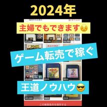 ★2024年★ゲームソフト転売のノウハウを販売します。ヤフオクやメルカリであのソフトを転売すると儲かります。/副業,在宅,テレワーク_画像1