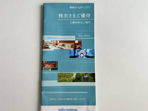 【送料無料】最新版 西武ホールディングス 『株主さまご優待券＆ご案内 』 300株 有効期限2024年 11/30★ 未使用