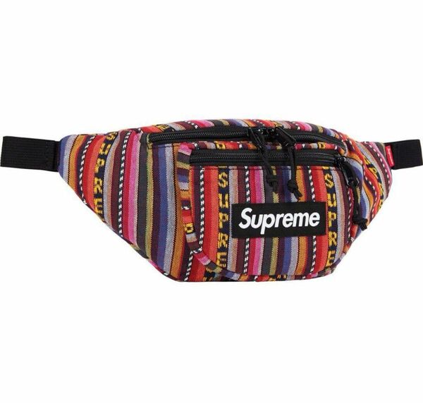 Supreme Woven Stripe Waist Bag