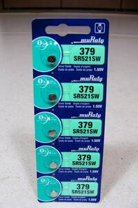 [ free shipping / new goods ]# Japan Manufacturers made # button battery #SR521SW#5 piece set #