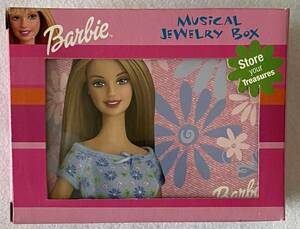 バービー オルゴール　小物入れ Barbie Musical Jewelry Box