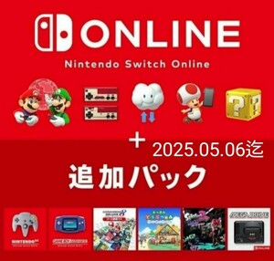 ニンテンドースイッチオンライン　Nintendo Switch Online + 追加パック　12ヶ月、