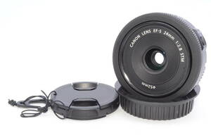 【極上美品】CANON EF-S 24mm f2.8 STM ＃P0612405012Y