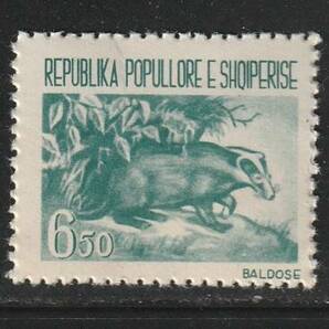 （アルバニア）1961年動物3種完、スコット評価26.75ドル（海外より発送、説明欄参照）の画像1