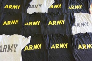 TS-ARMY9 ARMYロゴプリントMIX Tシャツ￥1～US古着卸大量セット業者まとめ売り