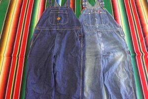 PT-OA3 large size Denim overall Dickies REDKAPY1~US old clothes . set trader set sale 
