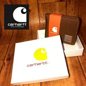 Carhartt 財布 カーハート 財布 二つ折り財布 箱付き ウォレット ブラウン 茶色