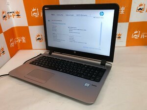 【ハード王】1円～/ノート/HP ProBook450G3/Corei5-6200U/4GB/ストレージ無/10203-G21