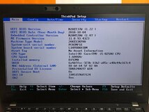 【ハード王】1円～/ノート/Lenovo ThinkPad X280 20KES3KF00/Corei5-8250U/8GB/ストレージ無/10075-G11_画像2
