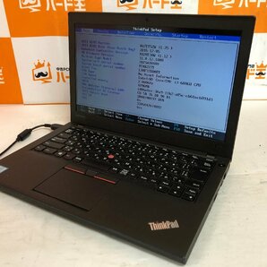 【ハード王】1円～/ノート/Lenovo ThinkPad X260 20F5-A2VX00/Corei3-6006U/4GB/ストレージ無/10638-H33の画像1