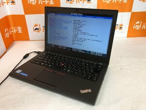 【ハード王】1円～/ノート/Lenovo ThinkPad X260 20F5-A19U00/Corei3-6100U/4GB/ストレージ無/10640-H33