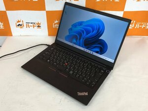 【ハード王】1円～/ノート/Lenovo ThinkPad E14 20Y7CTO1WW/AMD Ryzen 5 5500U/16B/SSD500GB/リカバリ済み/7519-G11