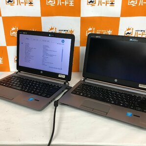 【ハード王】1円～/ノート/2台セット HP ProBook 430G1/Corei5-4200U/4GB/HDD無/11626-D31の画像1