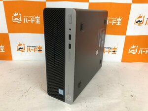 【ハード王】1円～/デスク/HP ProDesk400G6SFF/Corei3-9100/8GB/ストレージ無/11686-D4