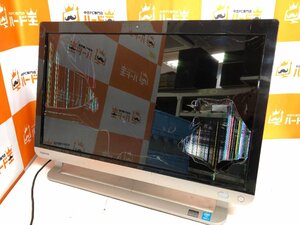 【ハード王】1円～/一体型/東芝 dynabook DB41/PB /Corei7-不明/メモリ不明/ストレージ無/LCDワレ/11524-J