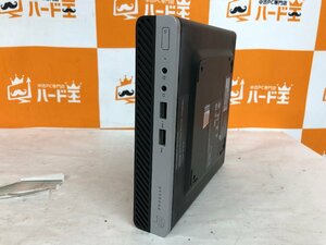 【ハード王】1円～/デスク/HP ProDesk400G4DM/Corei5-8500T/8GB/ストレージ無/11025-R21