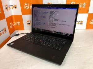 【ハード王】1円～/ノート/Lenovo ThinkPad X1 Extreme 20MFCTO1WW/Corei7-8850H/4GB/ストレージ無/11401-J21