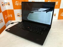 【ハード王】1円～/ノート/Lenovo ThinkPad X1 Extreme 20TKCTO1WW/Corei7-第10世代(不明)/4GB/ストレージ無/LCDワレ/11396-J21_画像1