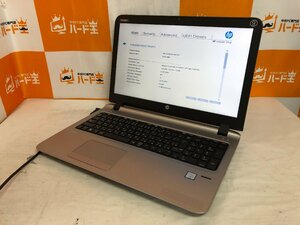 【ハード王】1円～/ノート/HP ProBook450G3/Corei5-6200U/8GB/ストレージ無/10699-D12