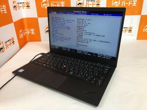 【ハード王】1円～/ノート/Lenovo ThinkPad X1 Carbon 20KGA01YJP/Corei7-8550U/16GB/ストレージ無/10085-G11