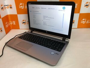【ハード王】1円～/ノート/HP ProBook450G3/Corei5-6200U/8GB/ストレージ無/10200-G21