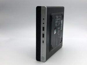 【ハード王】1円～/デスク/HP EliteDesk800G4DM35W/Corei5-8600T/8GB/ストレージ無/11727-R22