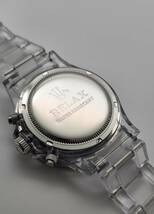 【即決5999円】RELAX リラックス 王冠ロゴ GMT13 腕時計 GMT 青/赤 ペプシ 24H回転ベゼル 世田谷ベース 所ジョージ 新品_画像6