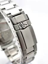 【1円】RELAX リラックス 王冠ロゴ D7-S カスタム腕時計 クロノ 爆発的な人気のあるモデルの一つ御時計 白文字盤 所ジョージ_画像7