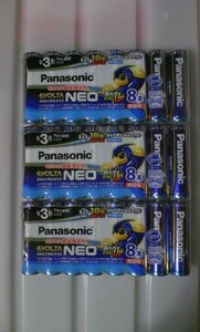* супер-скидка предметы первой необходимости новый товар нераспечатанный Panasonic (Panasonic) EVOLTA evo ruta батарея одиночный 3 форма 8шт.@×3 24шт.@(*^^)v