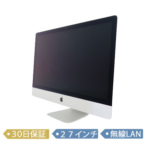 【中古】Apple/iMac Retina 27 5K/Core i5 3.7GHz/メモリ64GB/2TB Fusion Drive/27インチ/2019/MacOS(10.15)/デスクトップ【B】