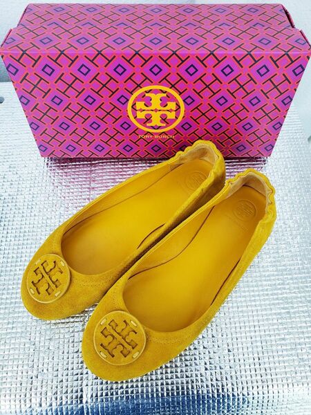 トリーバーチ パンプス TORY BURCH シューズ バレエシューズ 本革 レザー 靴 サイズ8