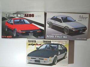 フジミ 1/24 トヨタ トレノ AE86 2ドア前期型 2ドア後期型 モータースピリッツ アルファ TOYOTA TRUENO GT APEX プラモデル