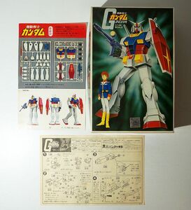 バンザイ バンダイ模型 メカコレ 1/144 No.4 ガンダム ガンプラ プラモデル 機動戦士ガンダム ダブスト 初期 初版