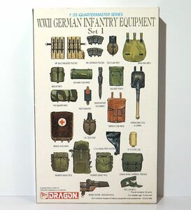 ドラゴン 1/35 ドイツ歩兵 装備セット1 3807 WWⅡ ジャケット バッグ ホルスター スコップ シート プラモデル ミリタリー ジオラマ DRAGON