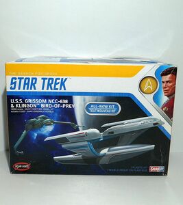 ポーラライツ スタートレックIII ミスタースポックを探せ 1/1000 U.S.S.グリソム＆クリンゴン バード・オブ・プレイ STAR TREK プラモデル