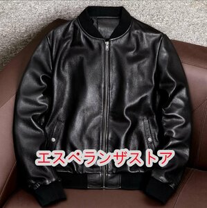 [エスペランザストア] レザージャケット 牛革 カウハイド ライダース 本革 メンズファッション レザーコート 革ジャン シープスキン